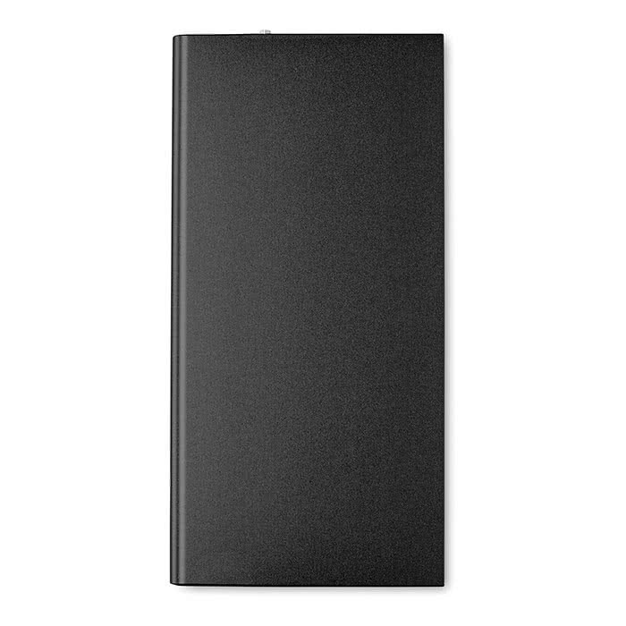 Batería externa personalizada 8000mAh color Negro tercera vista Batería externa personalizada 8000mAh color Negro tercera vista