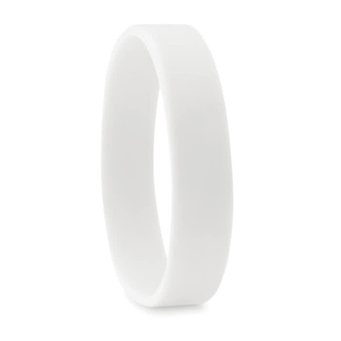 Pulsera de silicona color Blanco Pulsera de silicona color Blanco