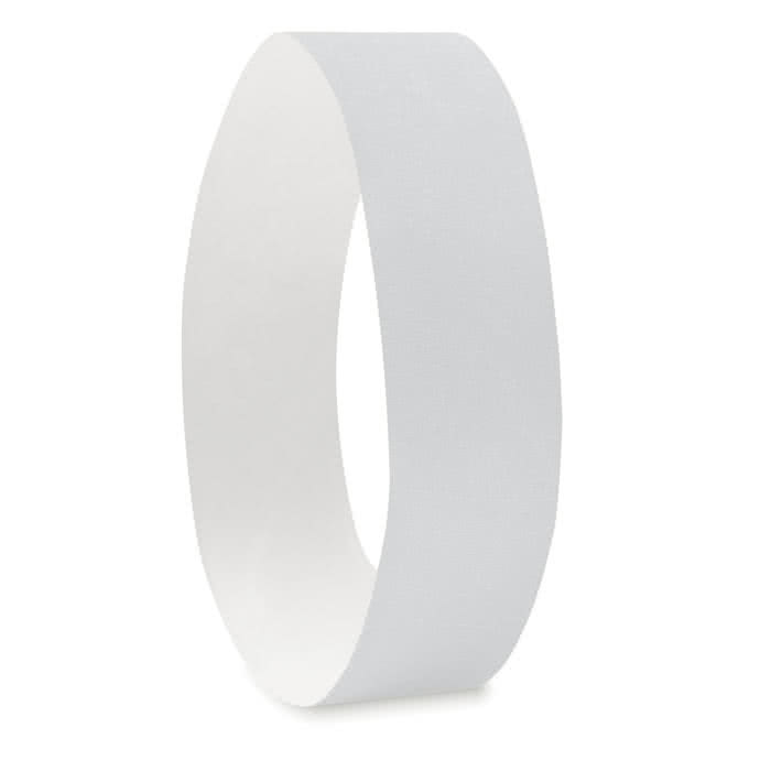 Pulsera Tyvek personalizadas color Blanco segunda vista Pulsera Tyvek personalizadas color Blanco segunda vista