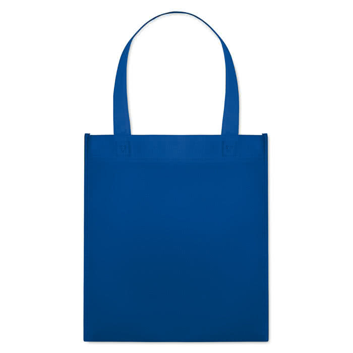 Bolsas serigrafiadas baratas para empresas color Azul Marino