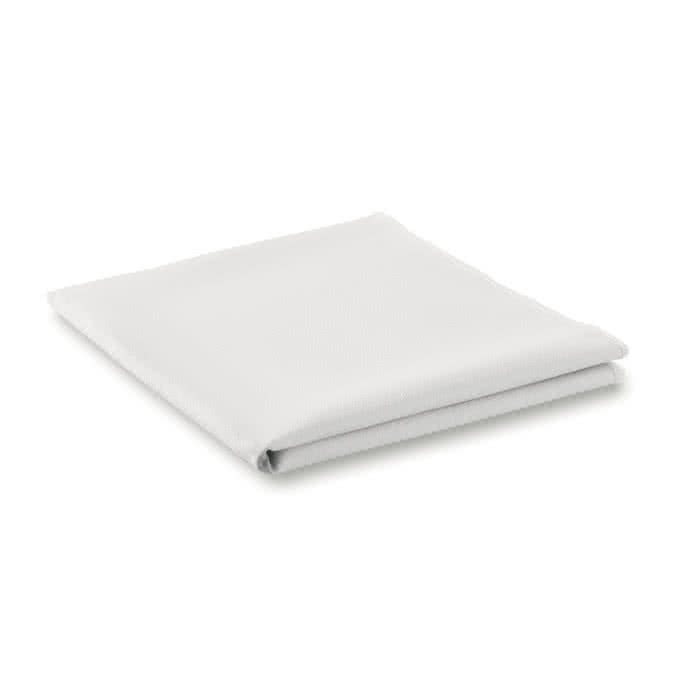 Toalla de microfibra personalizada color Blanco tercera vista Toalla de microfibra personalizada color Blanco tercera vista