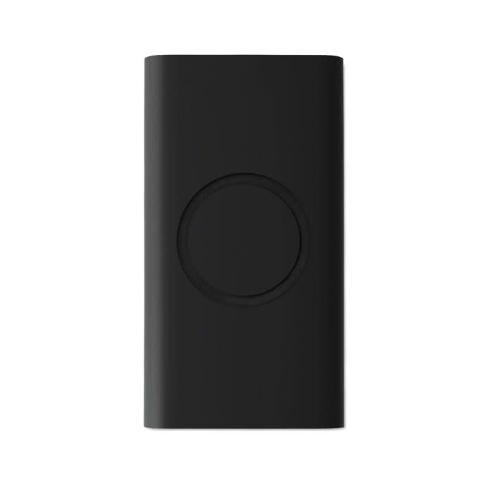 Powerbank de carga inalámbrica color negro tercera vista