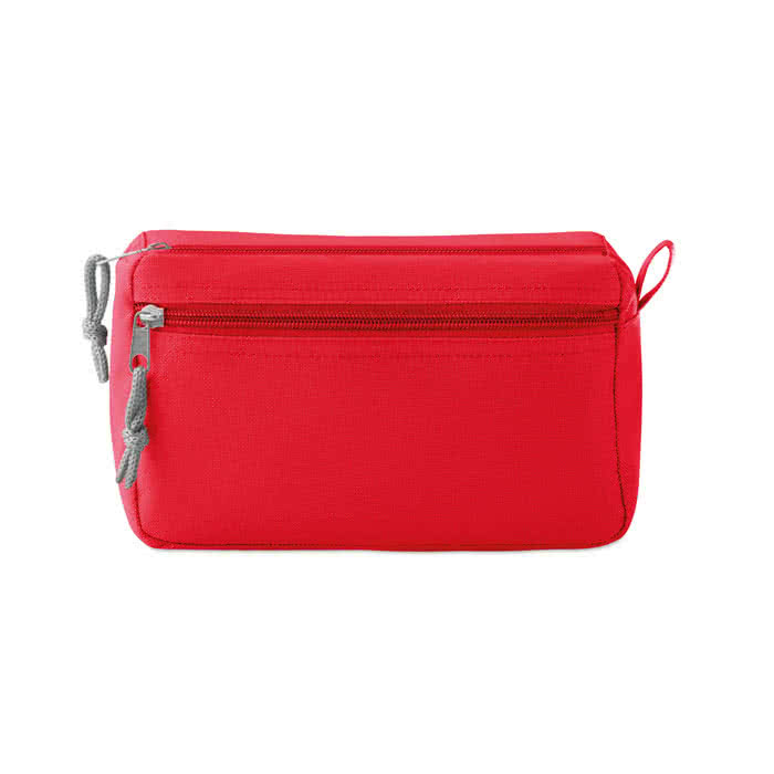 Neceser publicitario para promociones color rojo