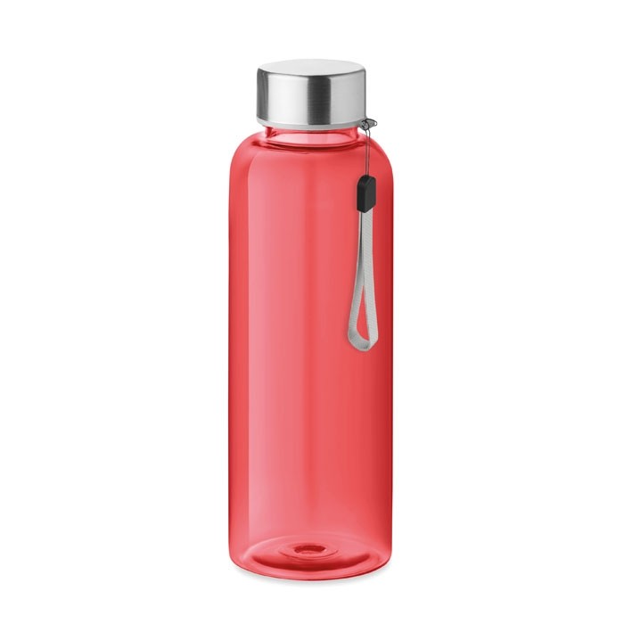 Botellas publicitarias con cordón color rojo Botellas publicitarias con cordón color rojo