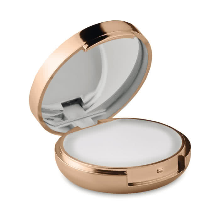 Bálsamo labial con espejo color champán Bálsamo labial con espejo color champán