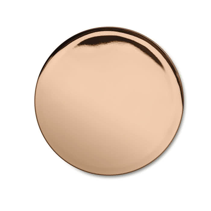 Bálsamo labial con espejo color champán tercera vista Bálsamo labial con espejo color champán tercera vista