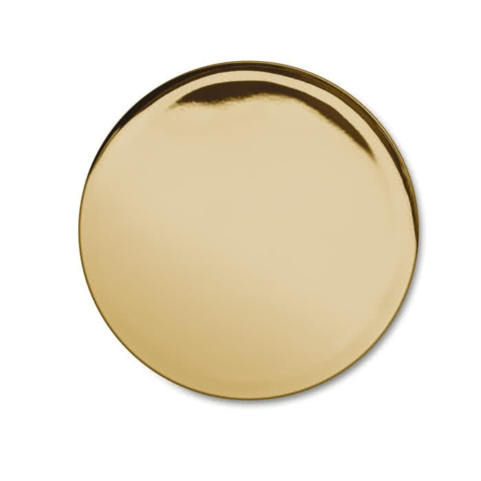 Bálsamo labial con espejo color dorado tercera vista Bálsamo labial con espejo color dorado tercera vista