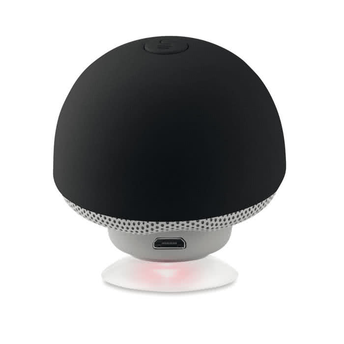 Altavoz Bluetooth con ventosa color negro segunda vista Altavoz Bluetooth con ventosa color negro segunda vista