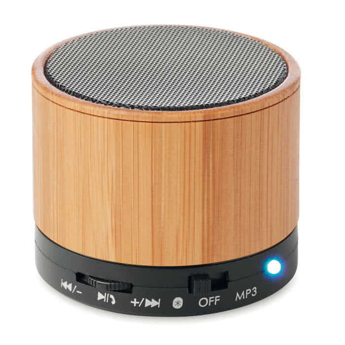 Altavoz Bluetooth de madera para publicidad