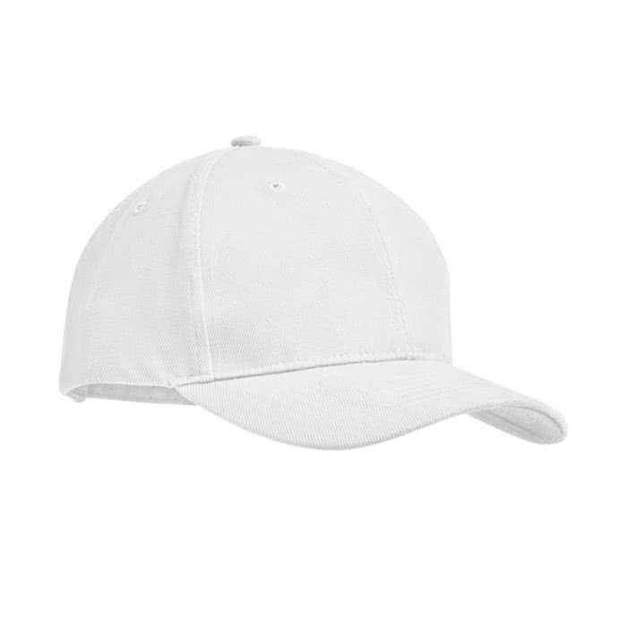 Gorra serigrafiada de alta calidad color blanco Gorra serigrafiada de alta calidad color blanco