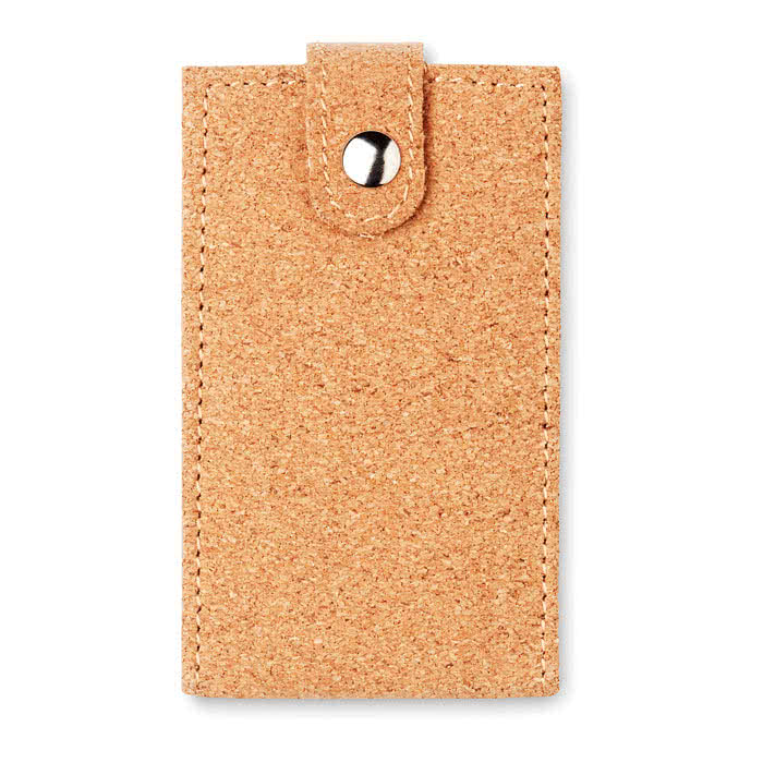 Set de manicura en estuche de corcho color beige segunda vista