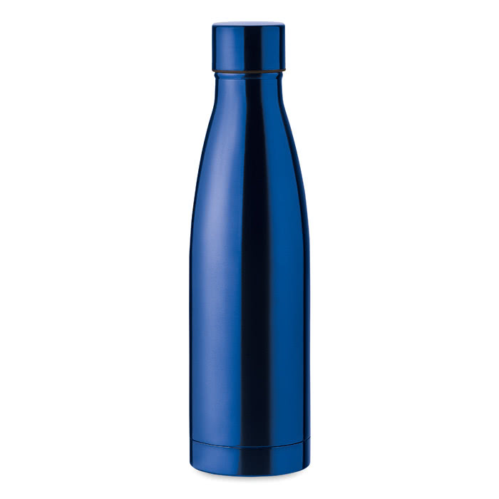 Botella de acero inoxidable personalizada azul Botella de acero inoxidable personalizada azul