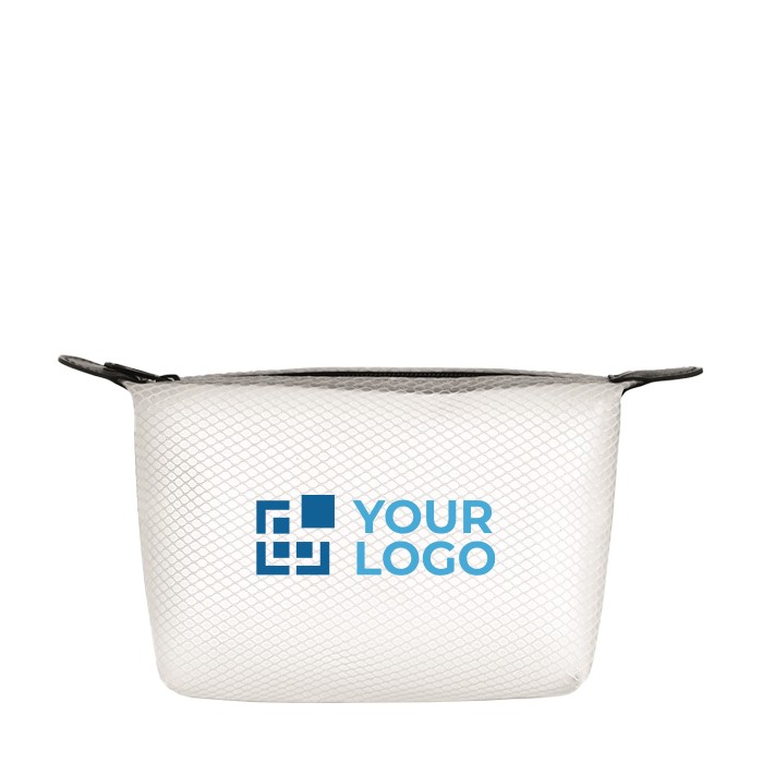 Neceser serigrafiado de malla de EVA vista principal