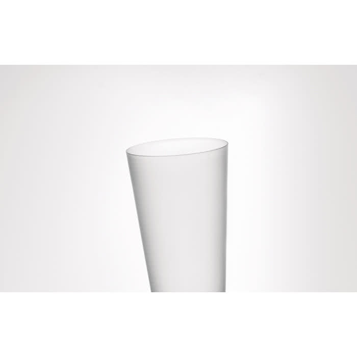 Vasos reutilizables acabado glaseado color blanco segunda vista