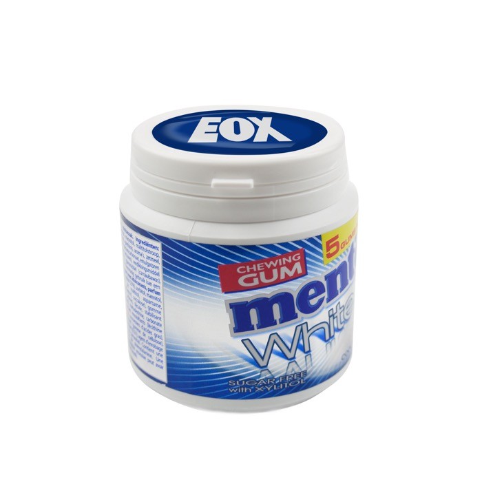 Caja con 75 chicles sin azúcar Mentos Gum Mint 138g color menta fresca Caja con 75 chicles sin azúcar Mentos Gum Mint 138g color menta fresca