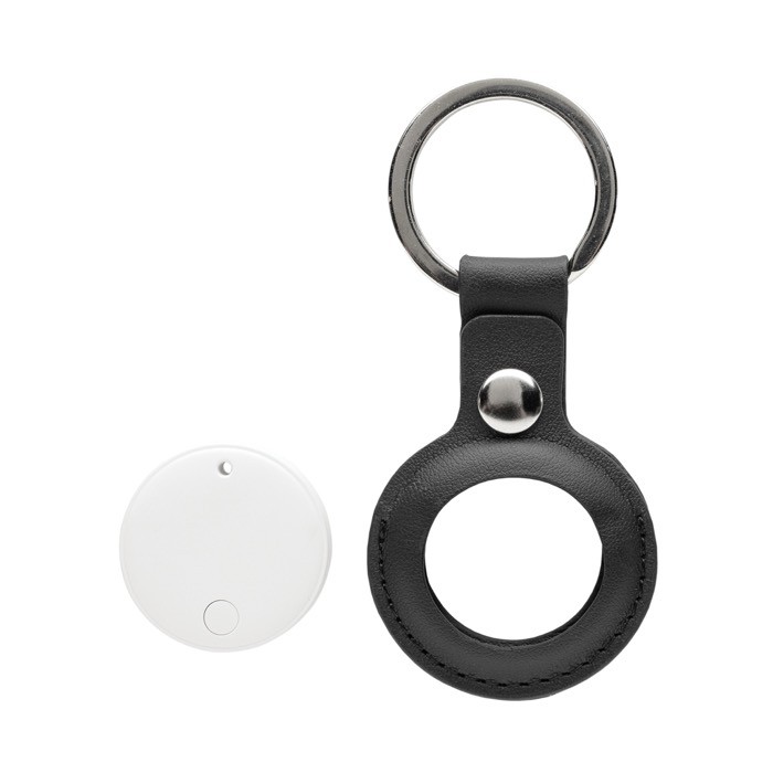 Llavero localizador ecológico con alarma compatible Apple y Android color blanco quinta vista