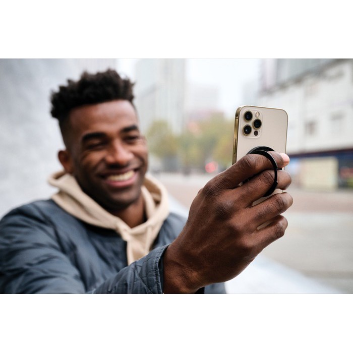 Soporte ecológico con imán extra fuerte magnético para teléfono color gris Soporte ecológico con imán extra fuerte magnético para teléfono color gris