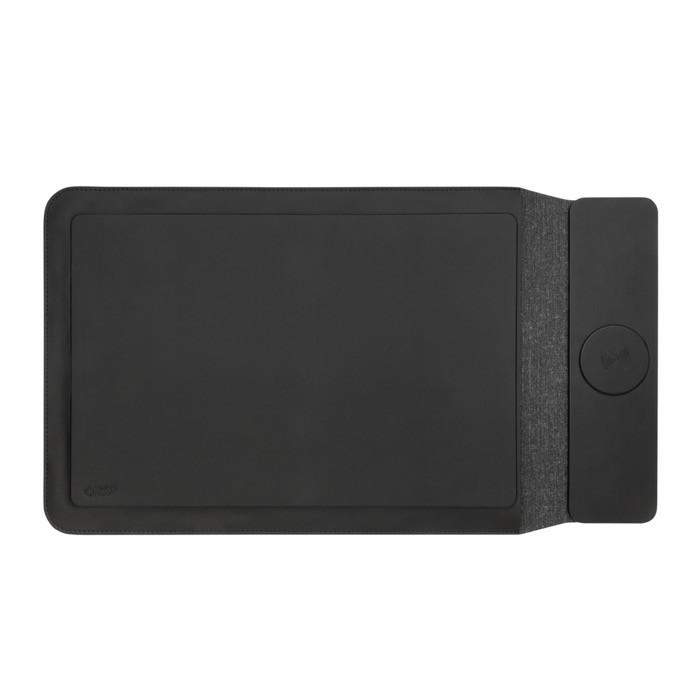 Funda ecológica con cierre y carga magnética para portátiles 15.6” Swiss Peak color negro tercera vista