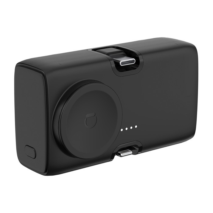 Cargador para reloj y varios dispositivos con potencia de 20W color negro segunda vista