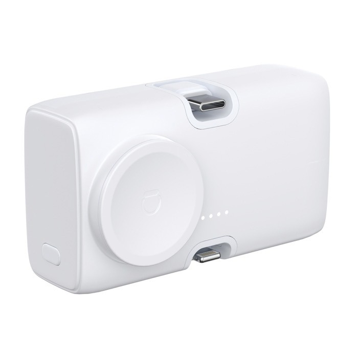 Cargador para reloj y varios dispositivos con potencia de 20W color blanco segunda vista