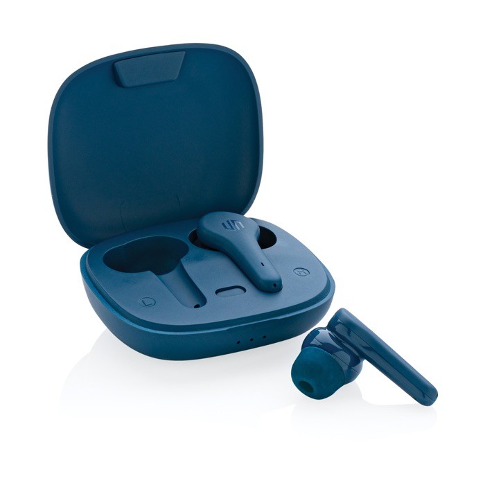 Auriculares de alta calidad color azul tercera vista Auriculares de alta calidad color azul tercera vista