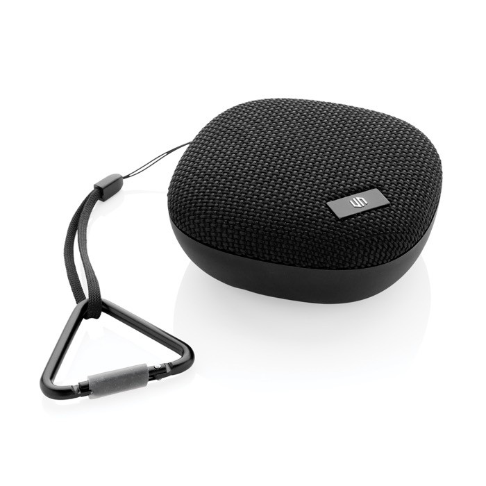 Altavoz pequeño resistente al agua color negro Altavoz pequeño resistente al agua color negro