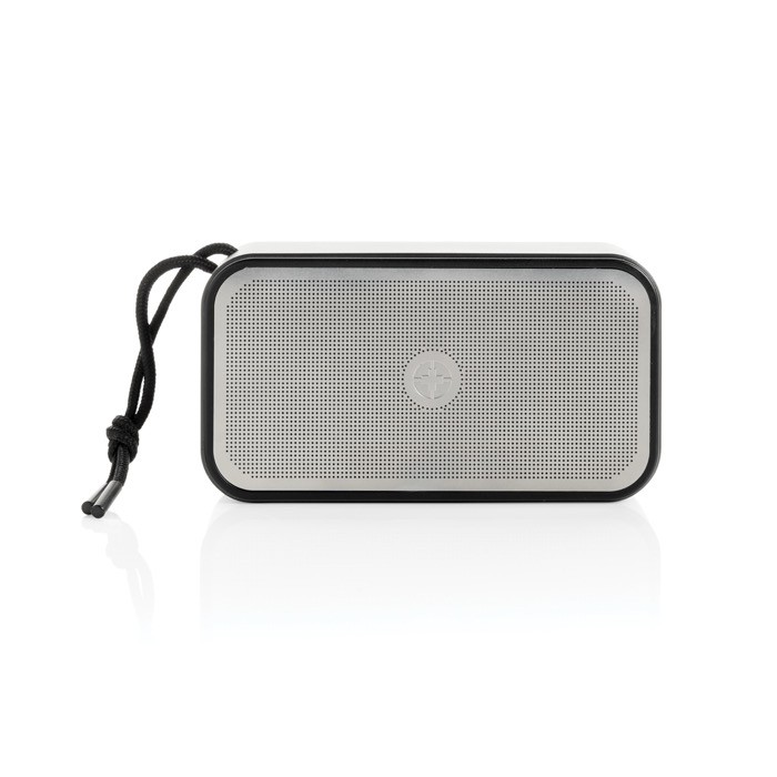Altavoz BT 5.3 en aluminio reciclado con graves potentes 10W Swiss Peak color gris segunda vista
