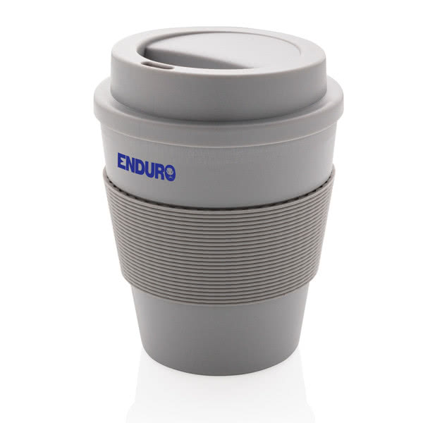 Tazas con tapa con logotipo Tazas con tapa con logotipo