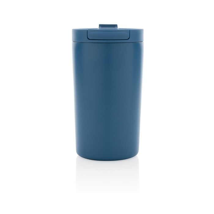 Vasos térmicos de acero con cierre hermético color azul segunda vista Vasos térmicos de acero con cierre hermético color azul segunda vista