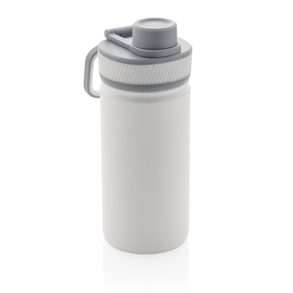 Botella deportiva con función termo color blanco Botella deportiva con función termo color blanco