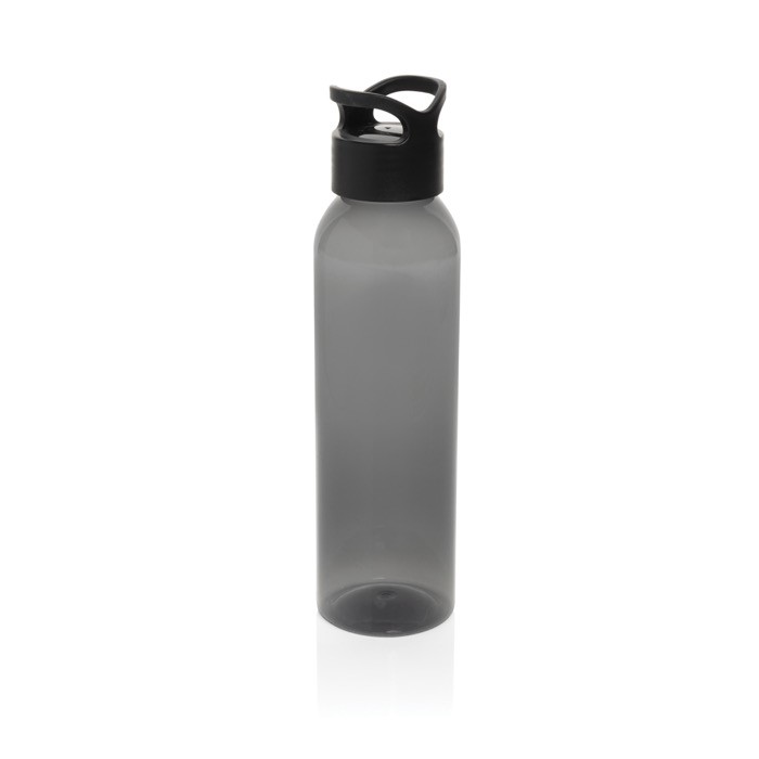 Botella de RPET ideal para el gimnasio con tapón de rosca 650ml color negro Botella de RPET ideal para el gimnasio con tapón de rosca 650ml color negro
