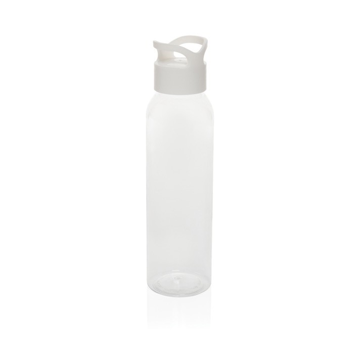 Botella de RPET ideal para el gimnasio con tapón de rosca 650ml color blanco Botella de RPET ideal para el gimnasio con tapón de rosca 650ml color blanco
