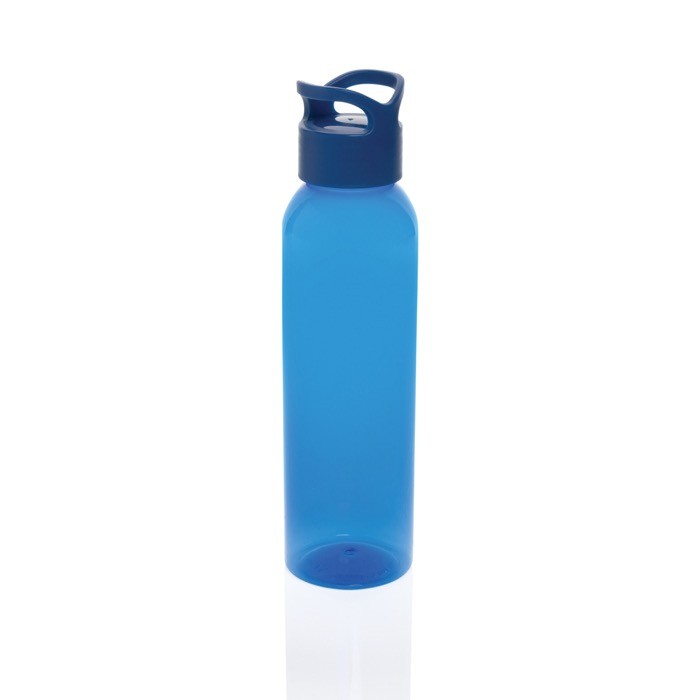 Botella de RPET ideal para el gimnasio con tapón de rosca 650ml color azul Botella de RPET ideal para el gimnasio con tapón de rosca 650ml color azul
