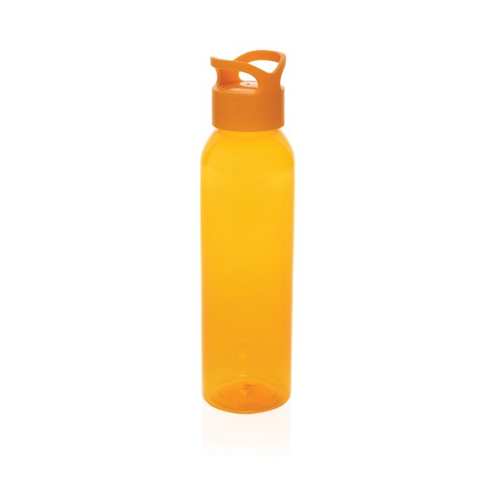 Botella de RPET ideal para el gimnasio con tapón de rosca 650ml color naranja Botella de RPET ideal para el gimnasio con tapón de rosca 650ml color naranja