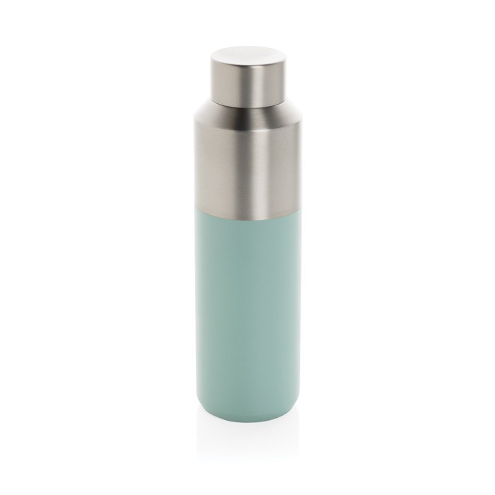 Botella térmica de acero reciclado con tapón antifugas 600ml color verde Botella térmica de acero reciclado con tapón antifugas 600ml color verde