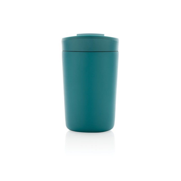 Tazas térmicas personalizadas sostenibles color turquesa tercera vista Tazas térmicas personalizadas sostenibles color turquesa tercera vista