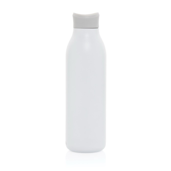 Botella ecológica con experiencia de bebida 360° 600 ml Avira Alok color blanco tercera vista