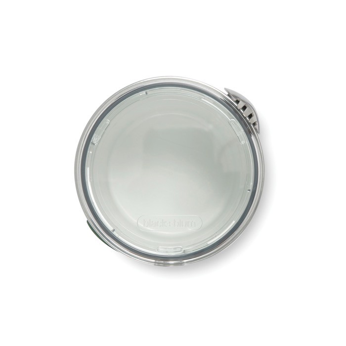 Fiambrera tipo vaso de 2 recipientes herméticos Black+Blum 900ml color turquesa cuarta vista