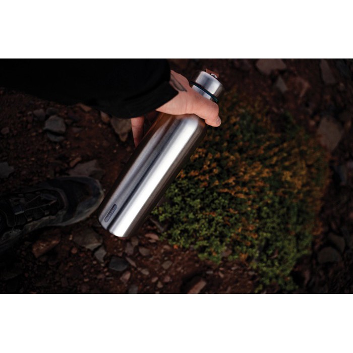 Botella térmica de acero inoxidable con asa Black+Blum 750ml color turquesa Botella térmica de acero inoxidable con asa Black+Blum 750ml color turquesa