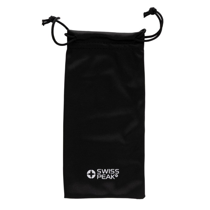 Gafas eco de sol polarizadas con protección UV400 Swiss Peak color negro cuarta vista