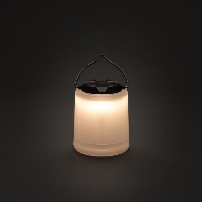 Lámpara portátil en plástico eco con tres modos de iluminación LED color blanco quinta vista