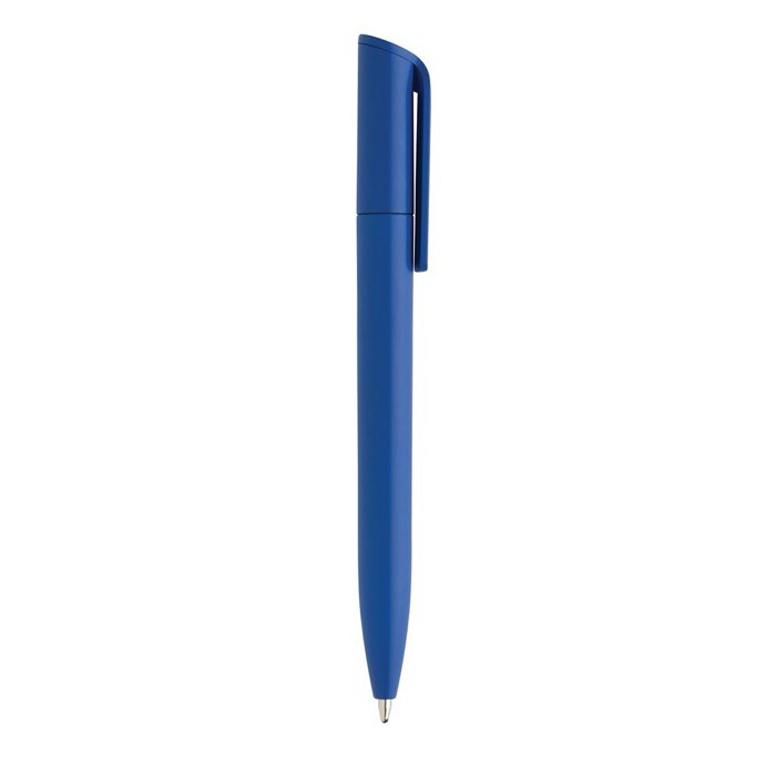 Mini bolígrafo ecológico con giro y tinta azul Dokumental® color azul real tercera vista Mini bolígrafo ecológico con giro y tinta azul Dokumental® color azul real tercera vista