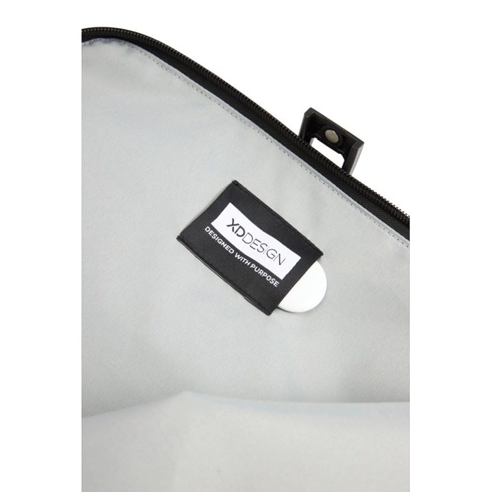 Mochila multiusos con tejido resistente al gua y solapa PC 16” color negro vista 14 Mochila multiusos con tejido resistente al gua y solapa PC 16” color negro vista 14