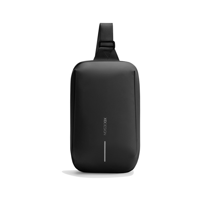 Bandolera cruzada multiusos con diseño antirrobo para tablet 8” color negro