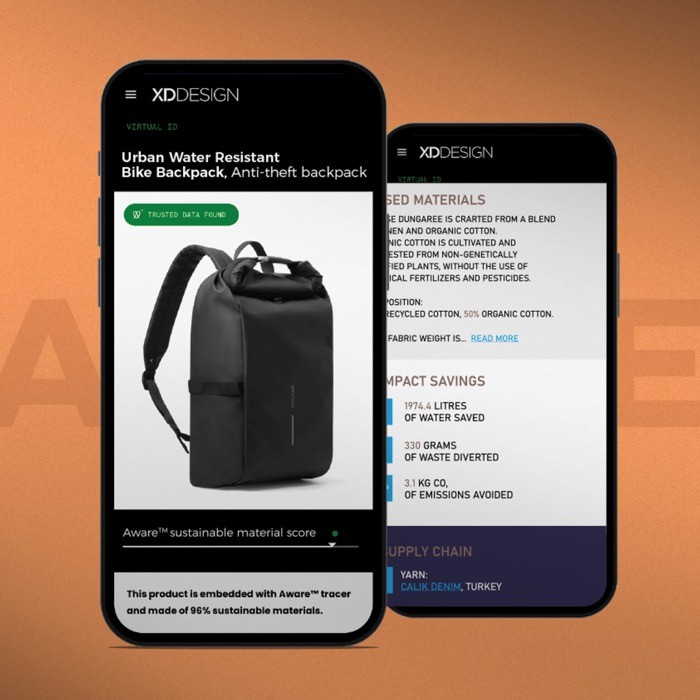 Mochila urbana impermeable con fijación a bicicleta y antirrobo 16” color negro