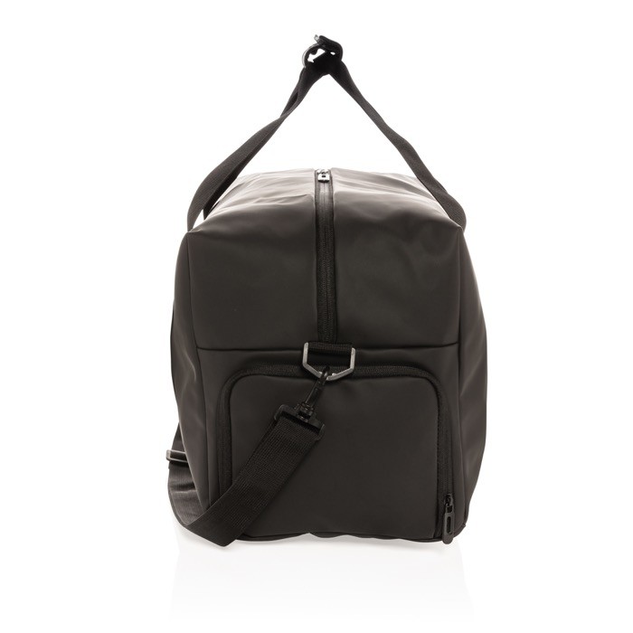 Elegante bolsa de viaje para clientes color negro tercera vista Elegante bolsa de viaje para clientes color negro tercera vista
