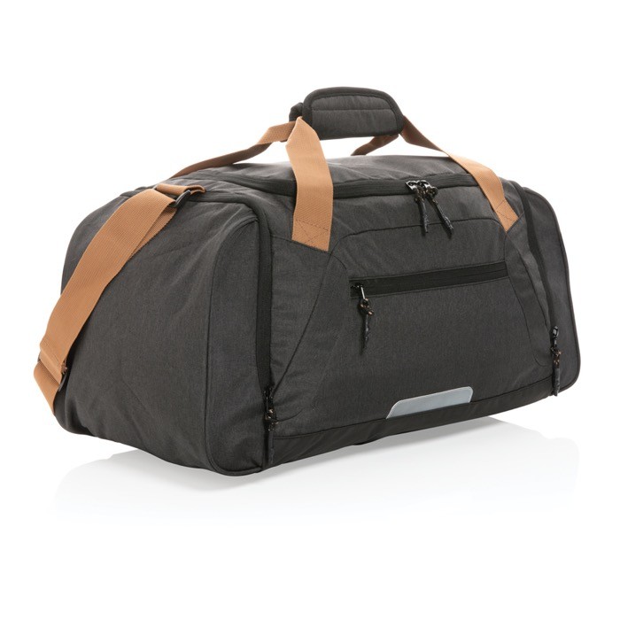 Bolsa de viaje tipo urbano color negro septima vista Bolsa de viaje tipo urbano color negro septima vista