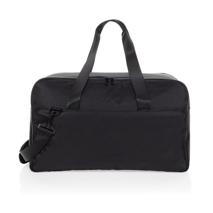 Bolsa de fin de semana con compartimento para PC 15” Swiss Peak color negro segunda vista Bolsa de fin de semana con compartimento para PC 15” Swiss Peak color negro segunda vista