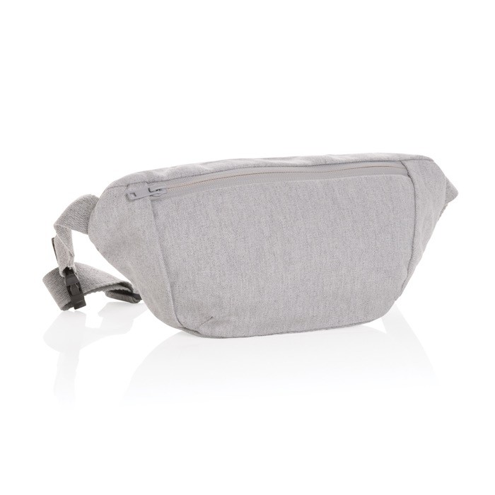 Riñoneras personalizadas de lona reciclada color gris Riñoneras personalizadas de lona reciclada color gris