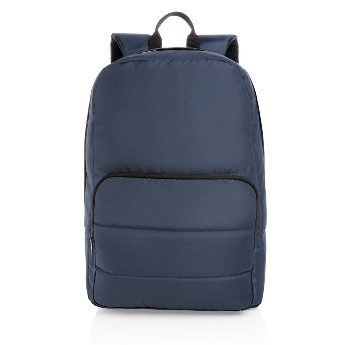Mochila eco para portátil color azul marino segunda vista Mochila eco para portátil color azul marino segunda vista